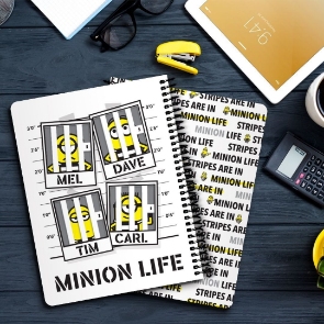 تصویر دفتر تاپیک طرح مینیون Minion Life