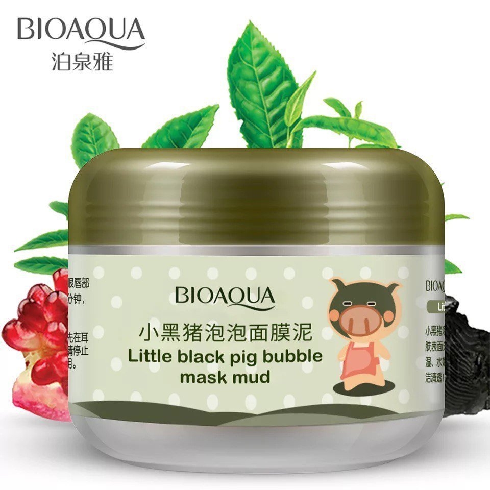 تصویر ماسک سیاه حباب دار BIOAQUA