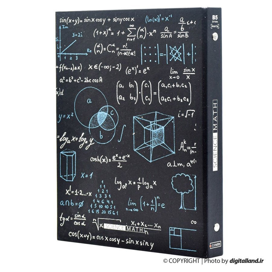 تصویر دفتر کلاسوری دات نوت Scientist Math