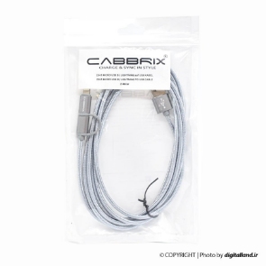 تصویر کابل Cabbrix 2in1 microUSB Lightning 2M